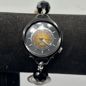 Black Crystal Freestyle Watch